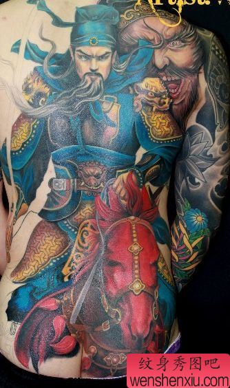 2011年最新纹身图案—最新关公纹身图案