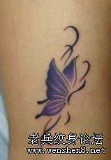女性纹身图案之蝴蝶纹身图案(收藏)