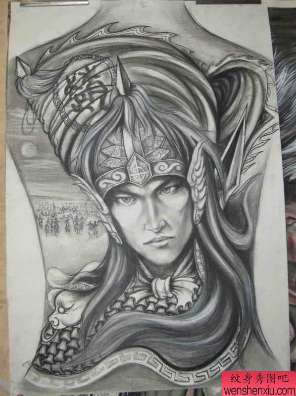 纹身图案之赵云赵子龙纹身图案（经典）