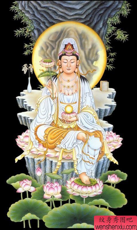 纹身图案:男性纹身图案之观音纹身图案(收藏)