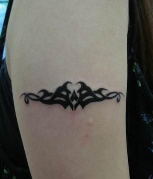 图腾纹身图案:手臂图腾臂环纹身图案