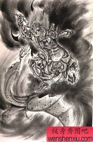 日本鬼怪纹身图案