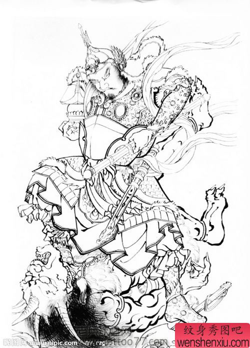 日本纹身图片百鬼图