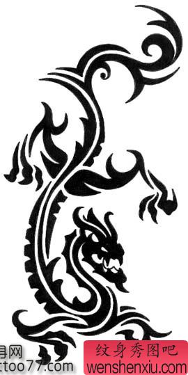 图腾纹身手稿纹身秀图吧为你分享