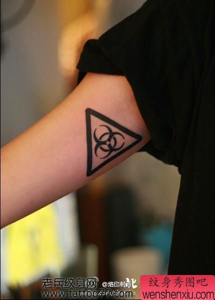 手臂图腾生化图标纹身图案