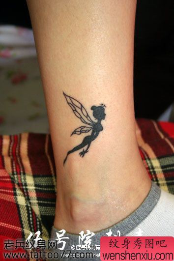 一幅女生喜欢的图腾精灵纹身图案