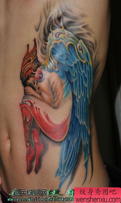 时尚纹身图案—天使翅膀纹身图案