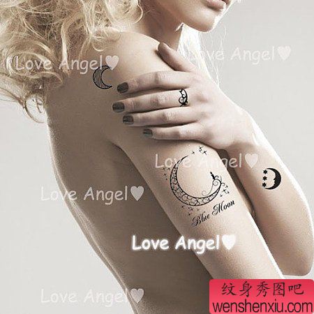 适合女生的字母纹身图片