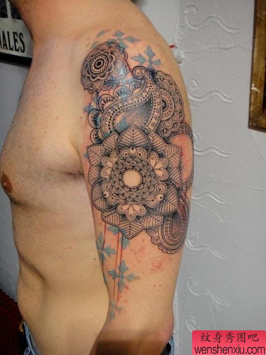 特别风格(4)胳膊之花腾纹身图案