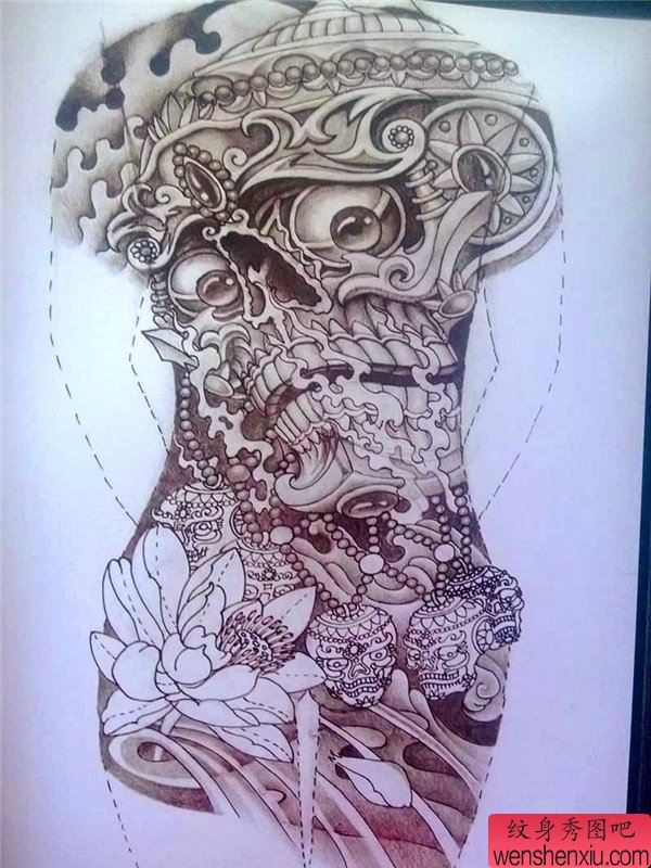 传统年鉴纹身手稿(32)