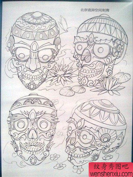 传统年鉴纹身手稿(36)