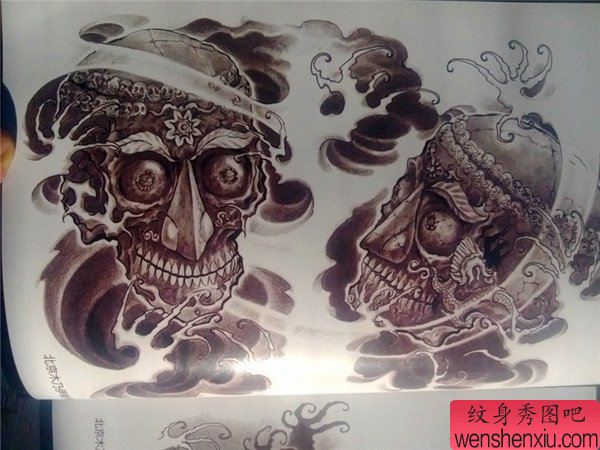 传统年鉴纹身手稿(38)