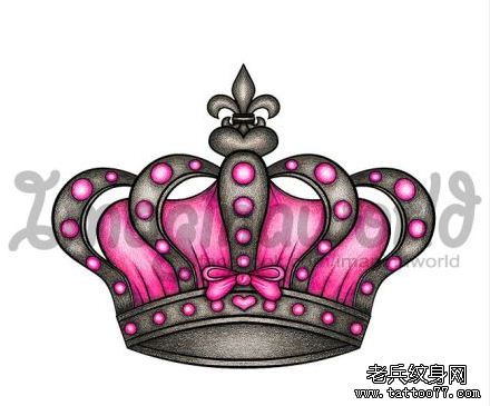 一幅皇冠小清新手稿图案图片