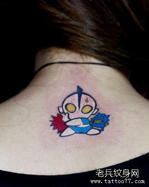 纹身秀图吧推荐一幅背部个性纹身图案