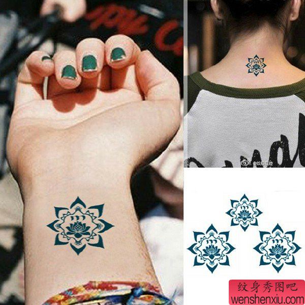 纹身秀图吧推荐一幅小清新纹身图案