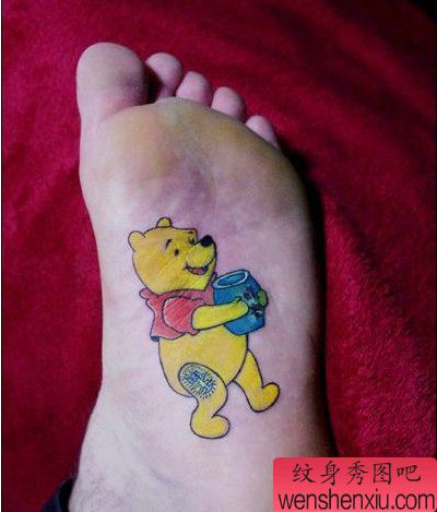 一幅卡通维尼熊