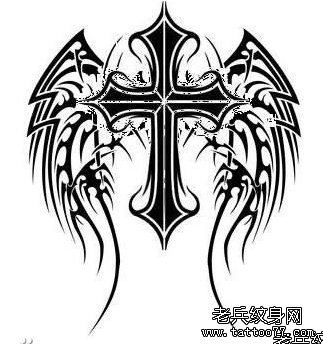 背后滕图纹身图案