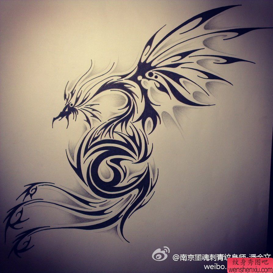 图腾纹身手稿图案