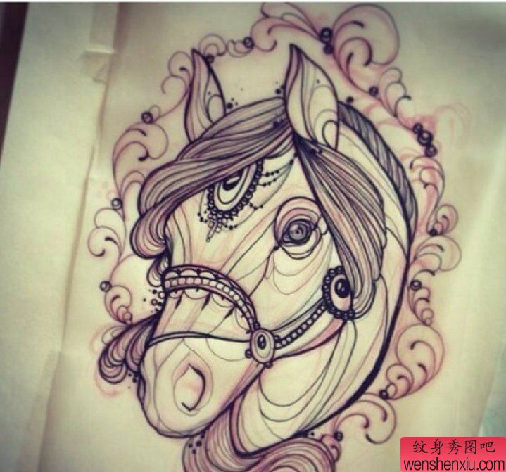 马刺青图案