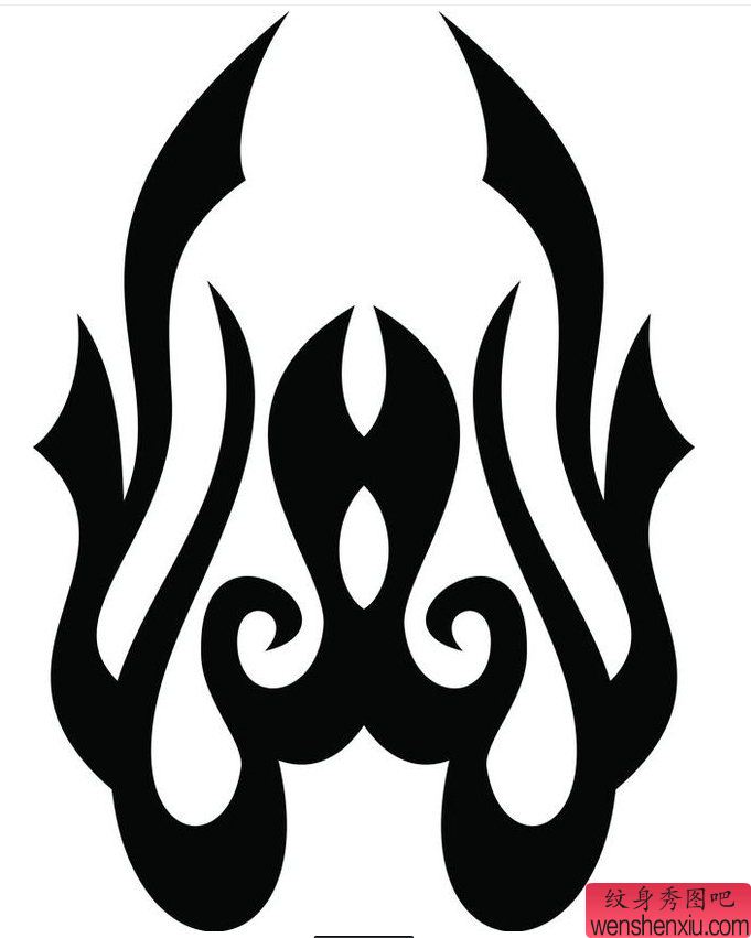 一幅图腾纹身图案