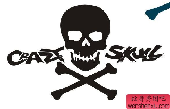 图腾骷髅刺青手稿图案由纹身秀图吧分享