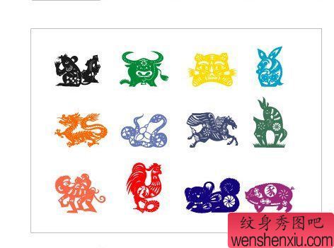 一组星座刺青图案由纹身秀图吧分享