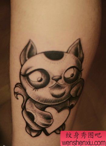 一幅卡通刺青图案