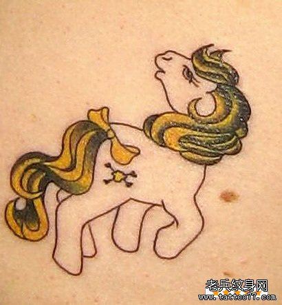 独角兽刺青图案