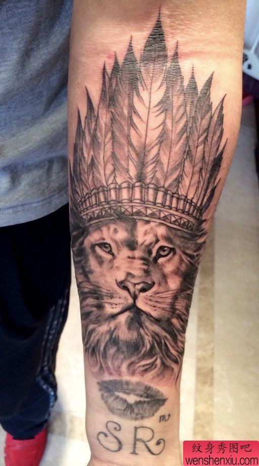 纹身秀图吧推荐一幅手臂刺青图案