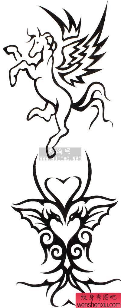 纹身秀图吧推荐一幅手稿刺青图案