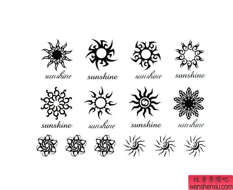纹身秀图吧推荐一组图腾刺青图案