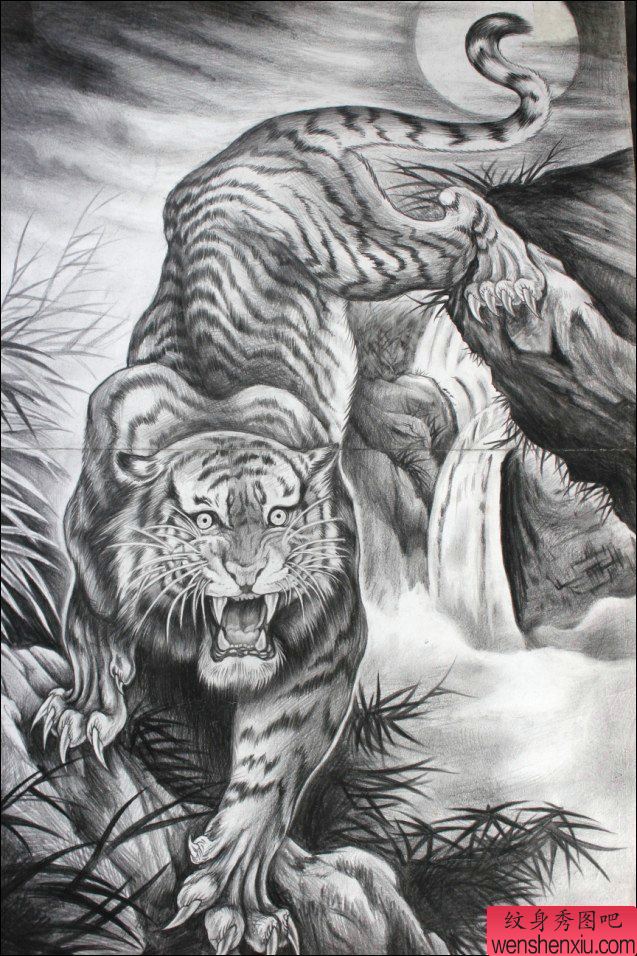 纹身秀图吧推荐一幅适合做满背的纹身图案