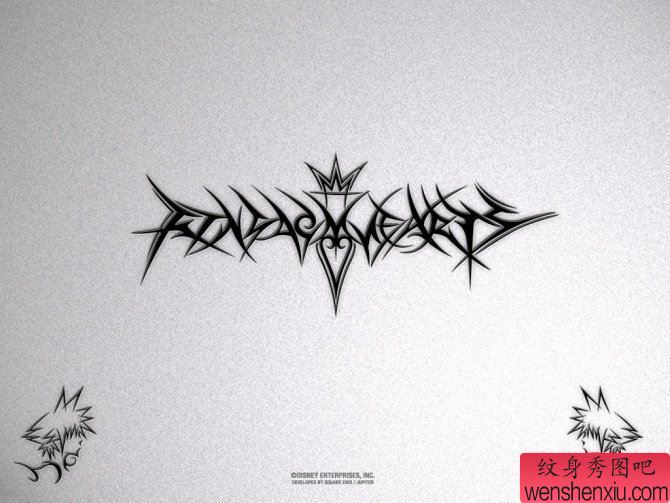 一幅适合手臂纹身图案