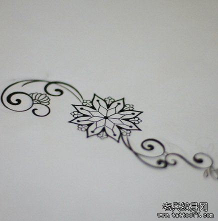 脚踝小梵纹身手稿团