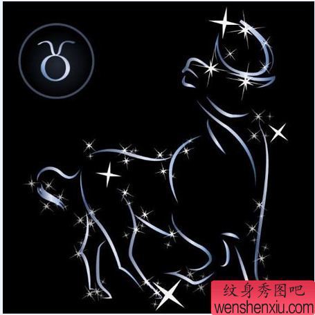 纹身秀图吧推荐一幅星座纹身图案