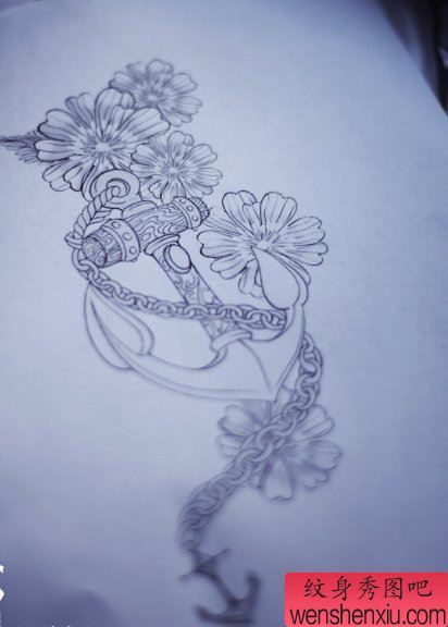 一幅纹身手稿图案