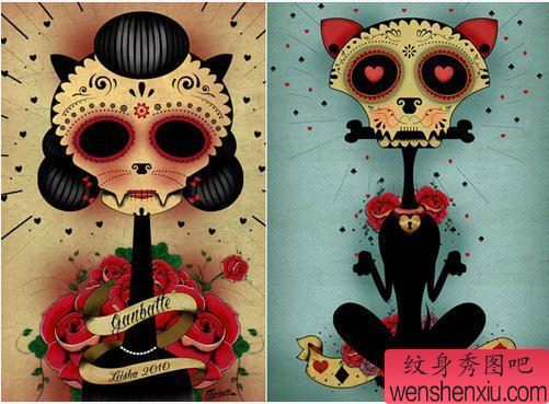 纹身秀图吧推荐一幅纹身手稿图案