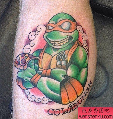 神龟纹身图案