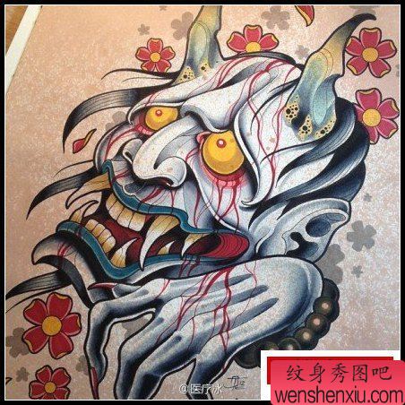 霸气的般若纹身手稿