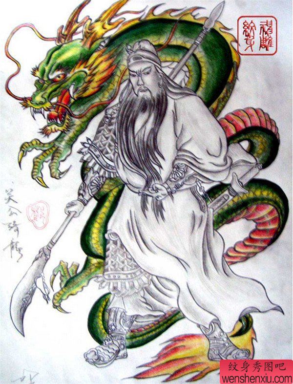 适合做满背的纹身图案