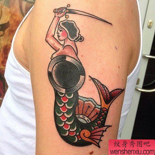 手臂个性纹身图案