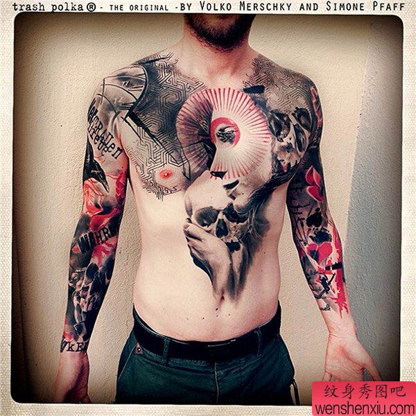 个性男性纹身图案