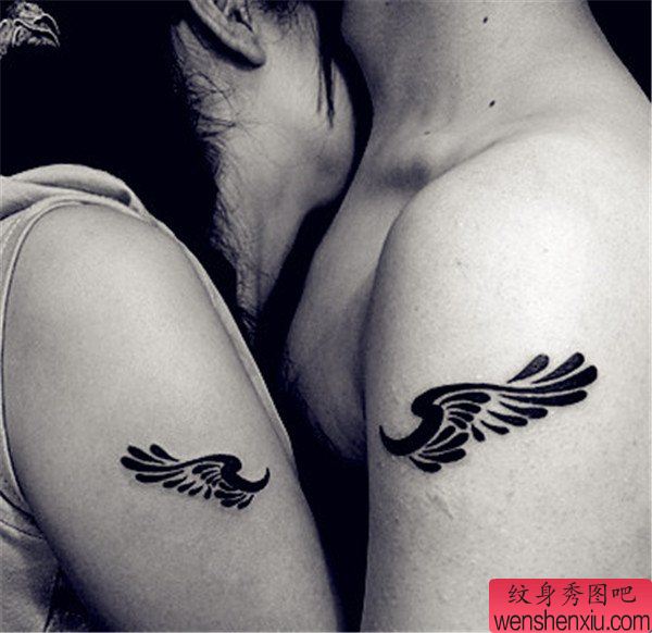 纹身秀图吧推荐一幅情侣纹身图案