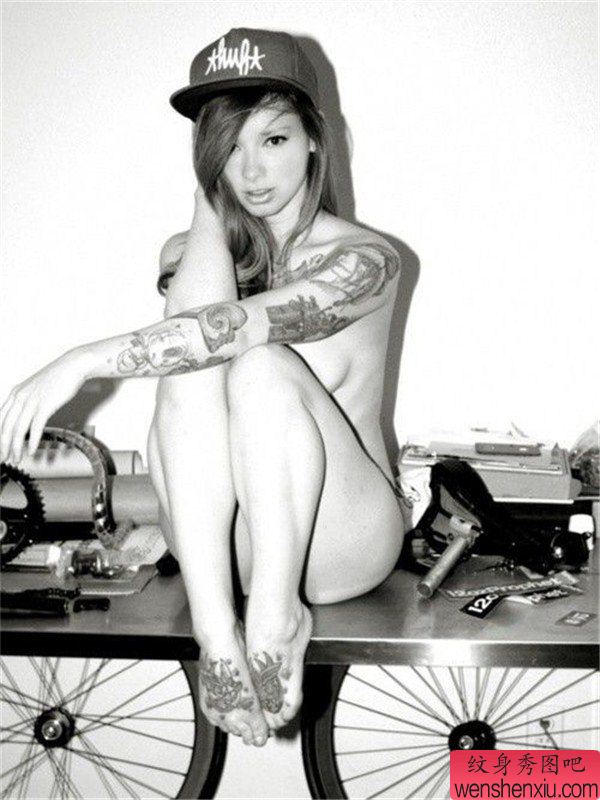 纹身秀图吧推荐一幅女人手臂纹身图案