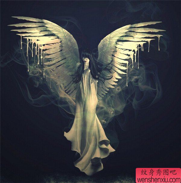 死神纹身手稿图案