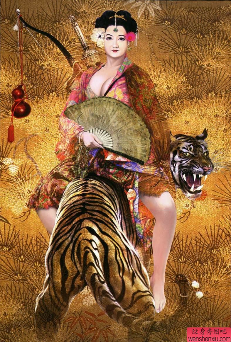 满背纹身素材纹身图案