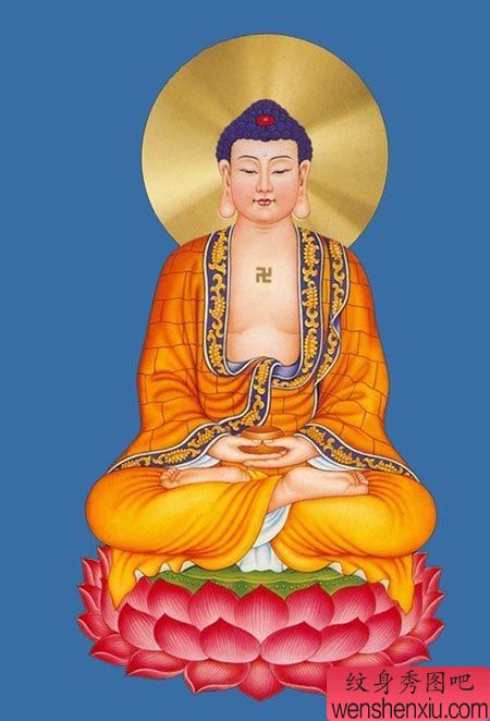 纹身秀图吧推荐一幅佛纹身图案