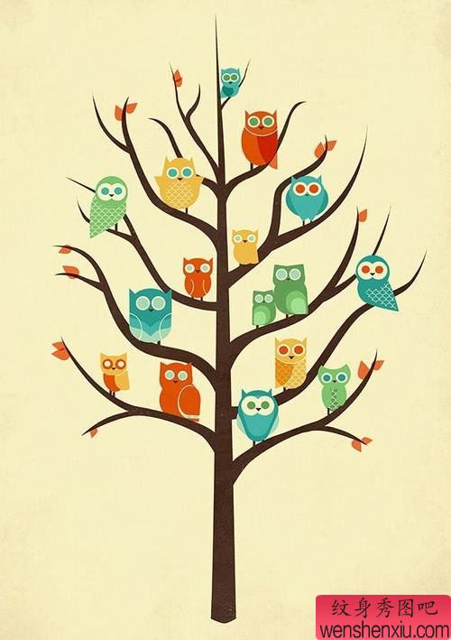 树文身手稿作品