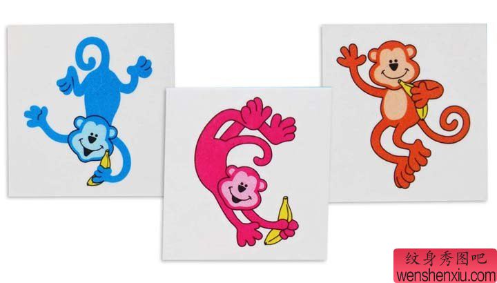 猴子文身手稿作品