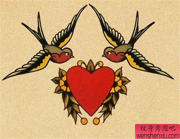 燕子文身手稿作品